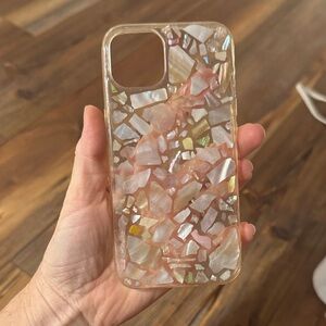 Iridescent mother of pearl Shell Phone Case